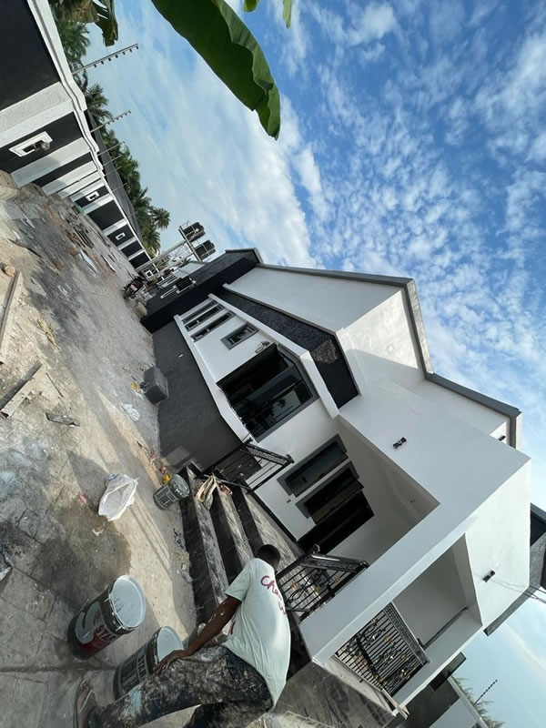 Civil works at industrial site